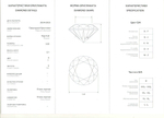 Бриллиант Природный Круг 0,10 , цвет-3, чистота-6, класс огранки идеальный- А