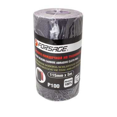 Бумага наждачная на тканевой основе 115ммх5м в рулоне (P100) Forsage F-FB2100C