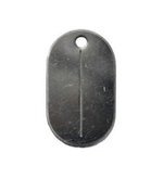 Жетон пустой овальный ст/обр алюминий