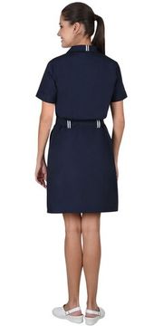 Халат женский "Сириус-Виктория" (т.синий)