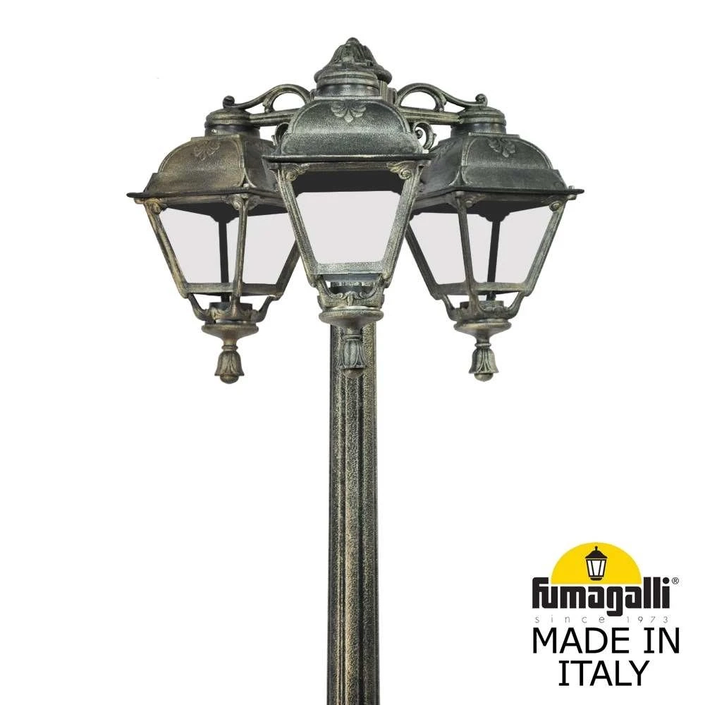 Парковый светильник Fumagalli RICU BISSO/CEFA 3L DN U23.157.S30.BXF1RDN