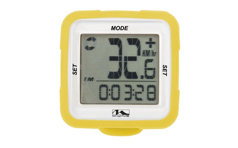 Велокомпьютер X-IV SILICON желтыйM-WAVE