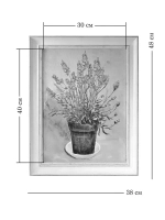 Картина на стену интерьерная на холсте 38*48 см