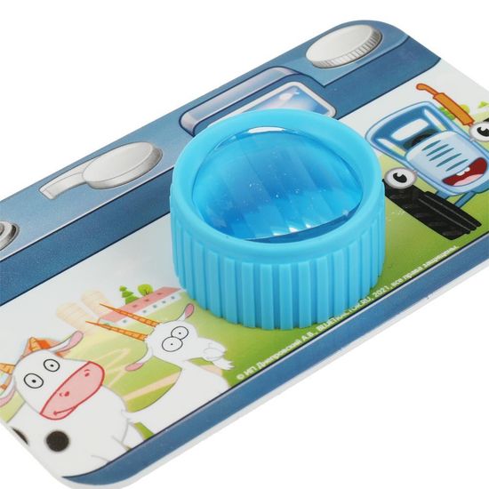 Калейдоскоп СИНИЙ ТРАКТОР блист.15*14*1см ИГРАЕМ ВМЕСТЕ