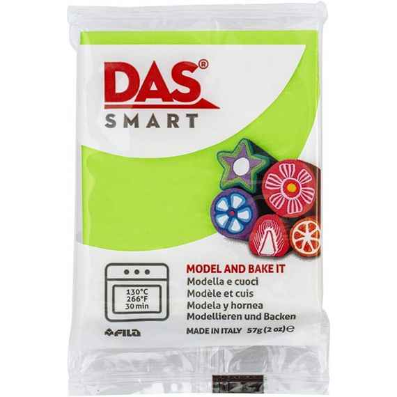 Глина/ Das smart 57g apple green- box 6 pcs