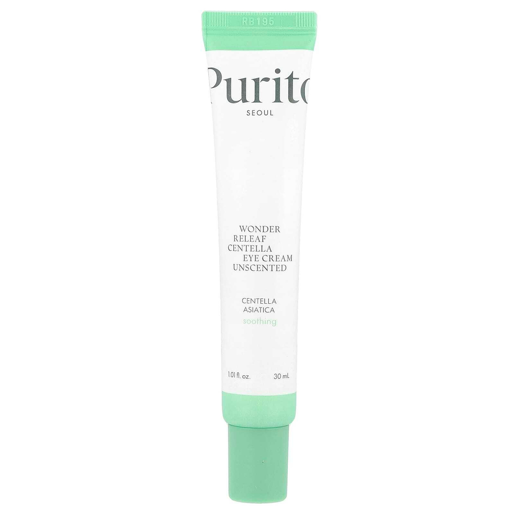 Purito, Wonder Releaf Centella, крем для области вокруг глаз, без запаха, 30 мл (1,01 жидк. унции)