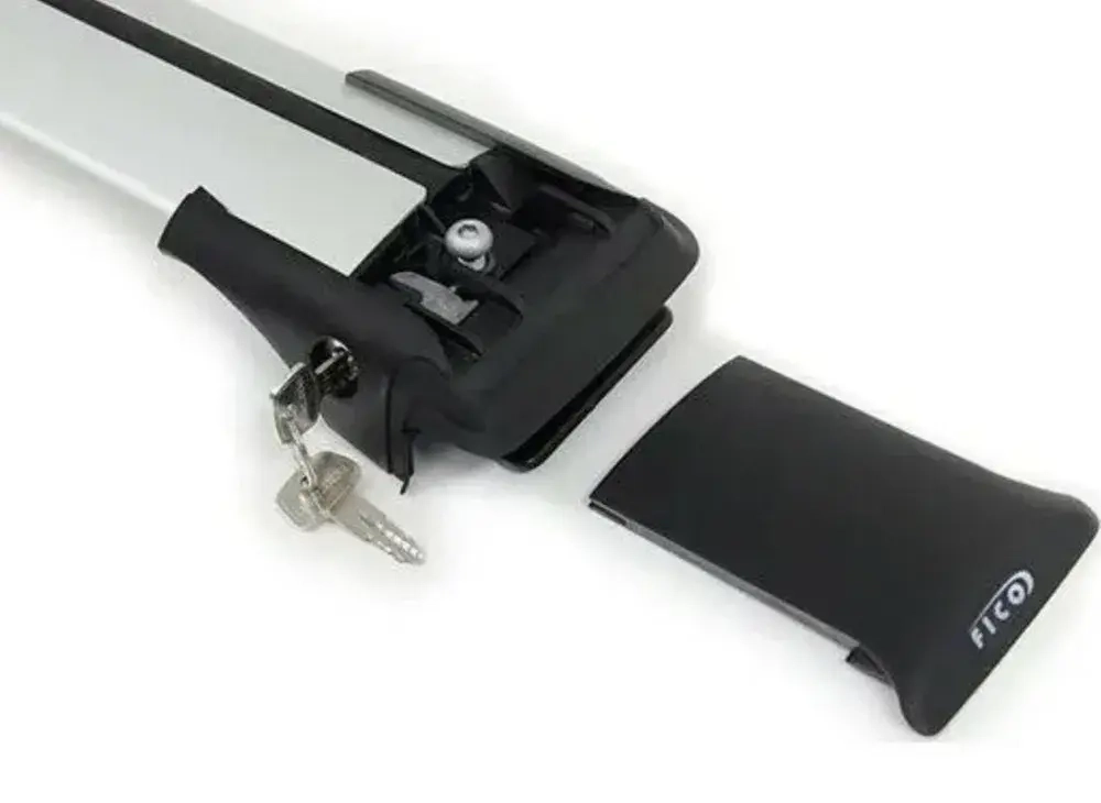 Багажник FICO на рейлинги для Toyota 4 Runner 5‑дв. SUV2003-2009, серебро, R46-S