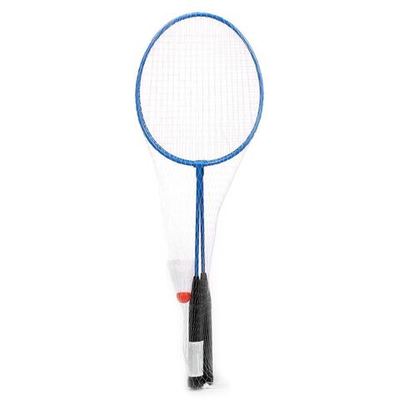 Бадминтон 2 ракетки в сетке с воланчиков 59х2 см, 2 цвета, с-30261