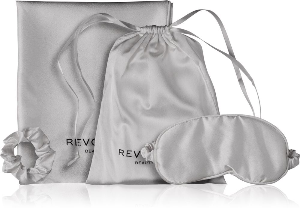 Revolution Haircare Шелковый pillowcase 1 шт. + маска для сна 1 шт. + Шелковый scrunchie 1 шт. + сумка 1 шт. The Beauty Sleep