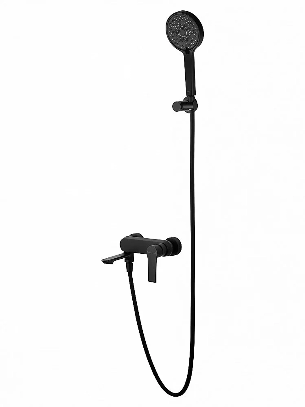 Смеситель для ванны с душем WONZON & WOGHAND BRILLIANT WW-88037079-MB черный матовый