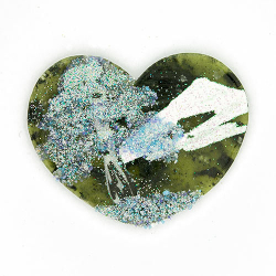 Магнит с рисунком "Сердце" малый R113956