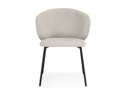 Стул на металлокаркасе WoodVille Рикко бежевый (05 beige) / черный