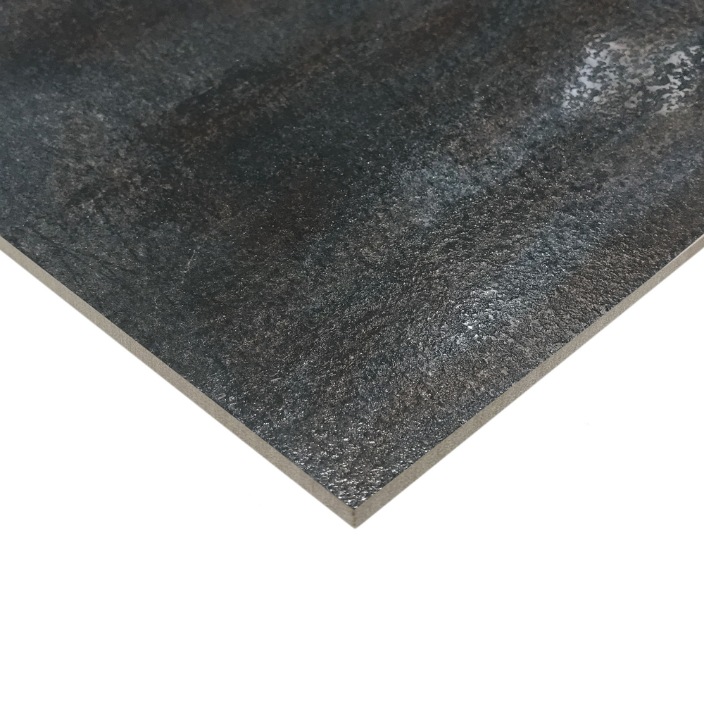 Керамогранит Alma Ceramica Oxide 60x120 см 1.44 м² лаппатированный цвет черный