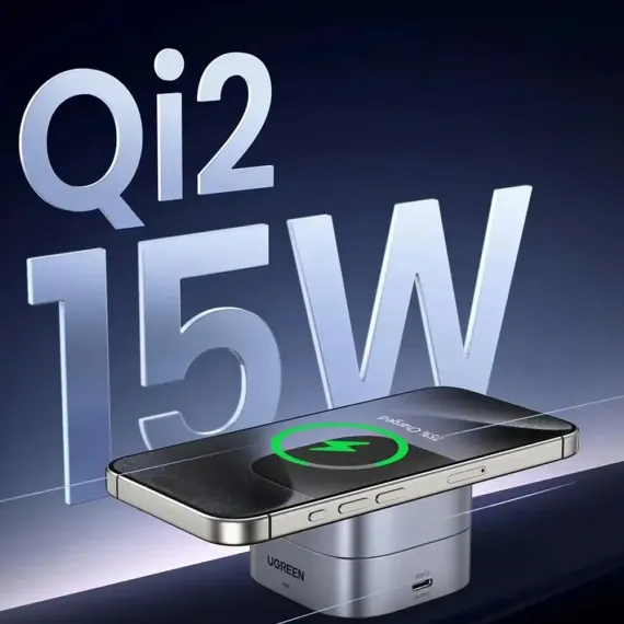 UGREEN W702 2-in-1 Magnetic Grey