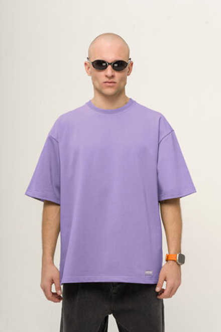 Футболка KUL'TURA OverSize "Basic" Ярко-Фиолетовый