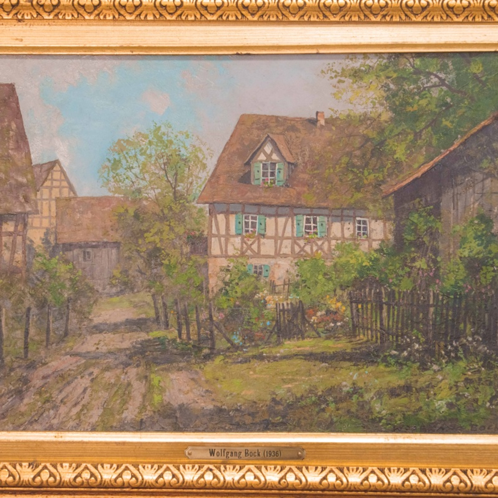 Картина «Весенняя усадьба»