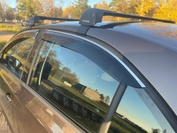 Багажник на рейлинги для Volkswagen Polo Лифтбэк 2020-наст.время M41-14001S ,серый