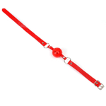 Красный кляп-шар с отверстиями для дыхания (Цвет: красный)