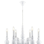 8260/6 MODERNI LN26 126 белый/хром, металл Люстра E14 6*40W 220V NANA
