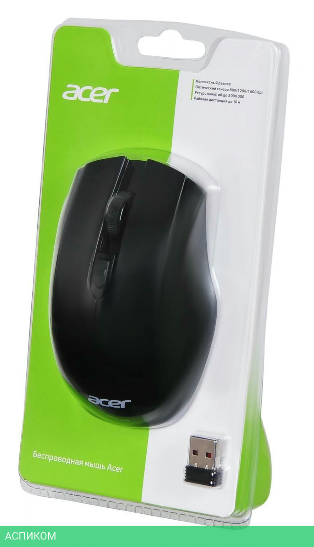 Мышь Acer OMR030 черный (ZL.MCEEE.007)