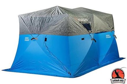 Накидка на половину палатки HIGASHI Double Pyramid Half tent rain cover #Grey
