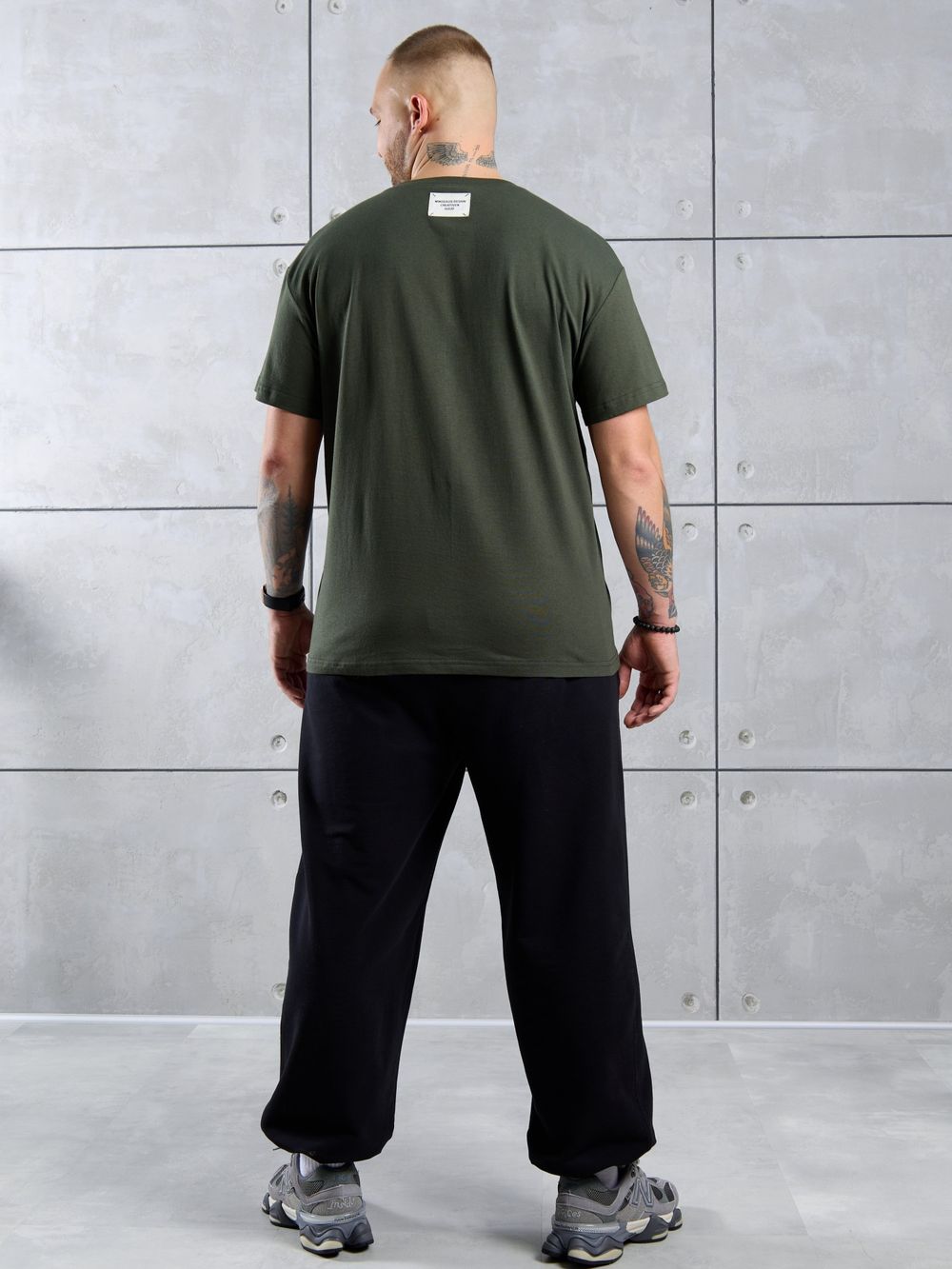 Фуфайка (футболка) мужская Джек-1 Виотекс ТЕМНО-ЗЕЛЕНЫЙ