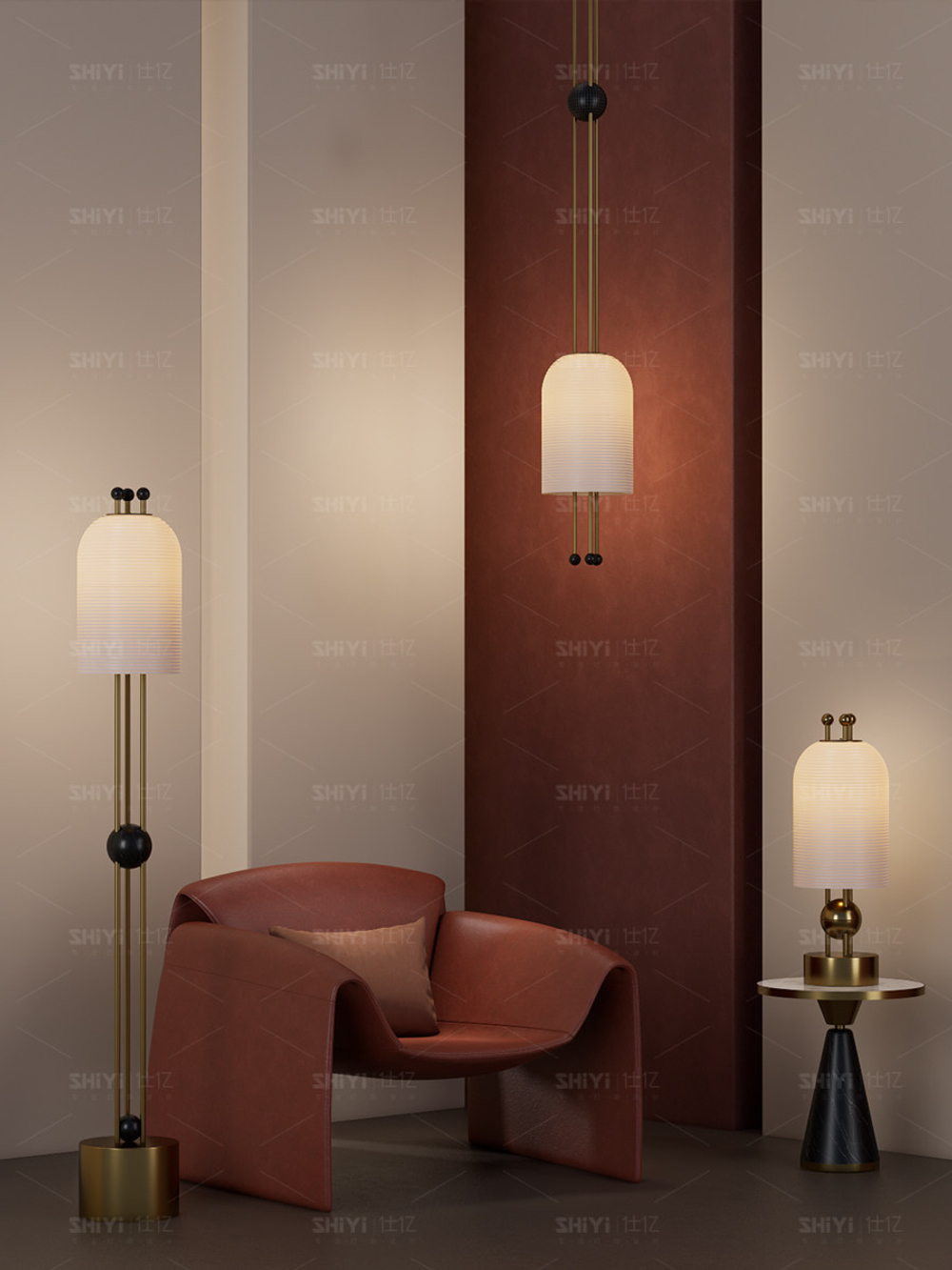 Table design lamp Lantern by Apparatus