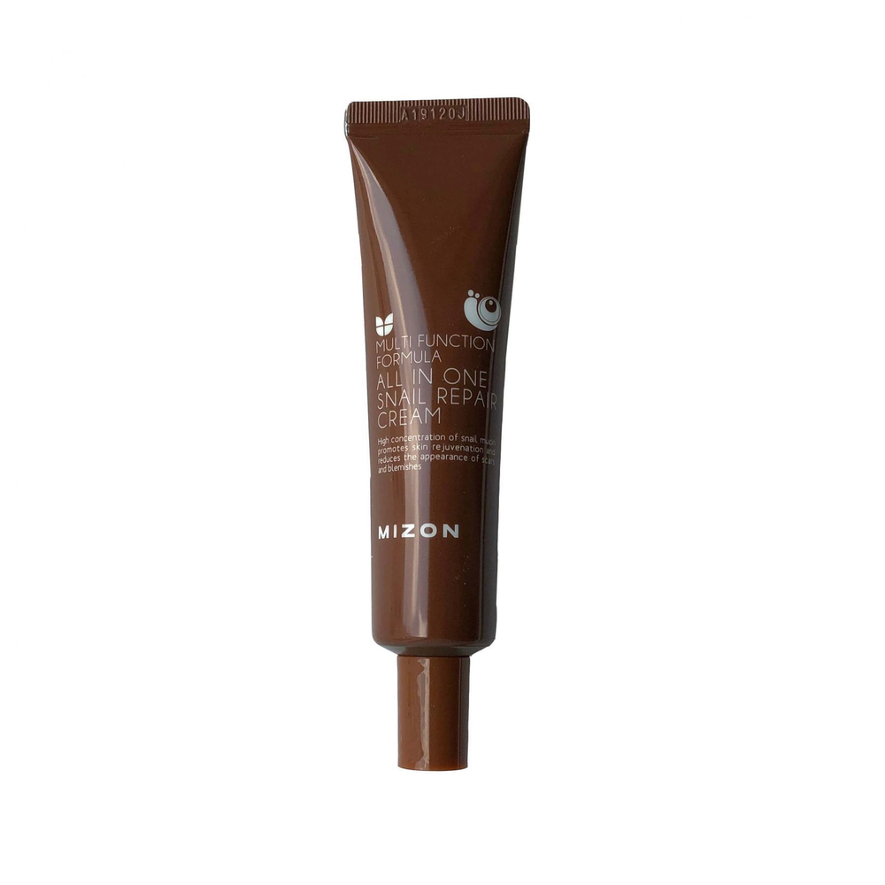 Восстанавливающий крем для лица с муцином улитки Mizon All In One Snail Repair Cream, 35 мл.