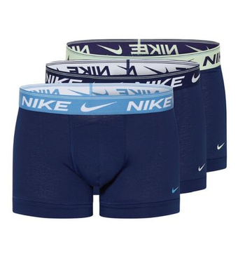 Мужские спортивные боксеры Nike Dri-Fit Ultra Comfort Trunk 3P - небесный