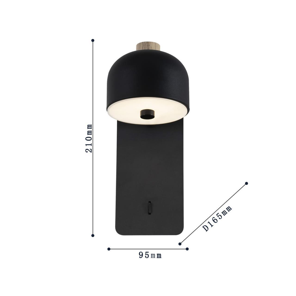 Настенный светодиодный светильник Favourite Mauris 2833-1W