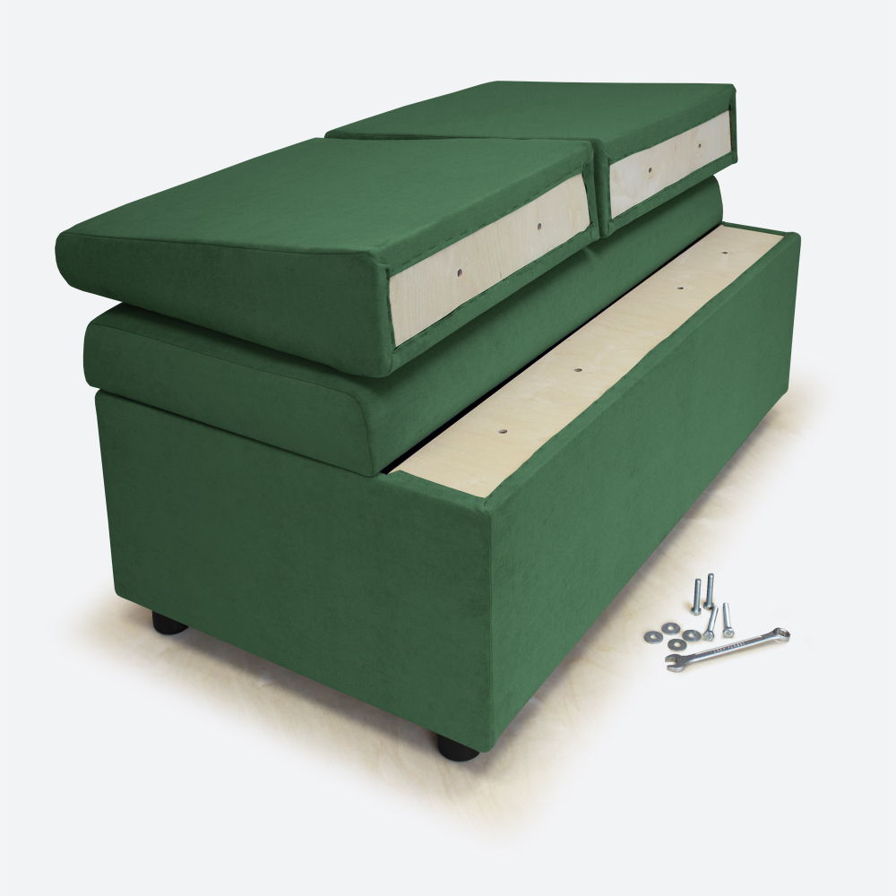 Диван в прихожую 100 см, с ящиком, Dream Forest