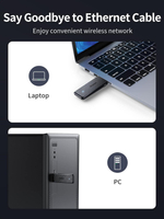 Wi-Fi Беспроводной сетевой адаптер 2.4GHz/5GHz, UGREEN 50340