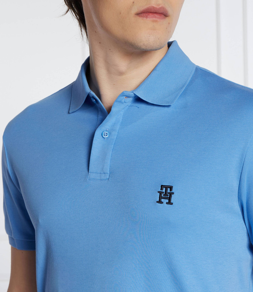 Поло Tommy Hilfiger - голубой(MW0MW34783)