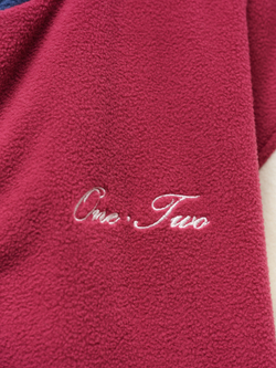 Zip-Up Sweatshirt Raspberry-Navy Smoke