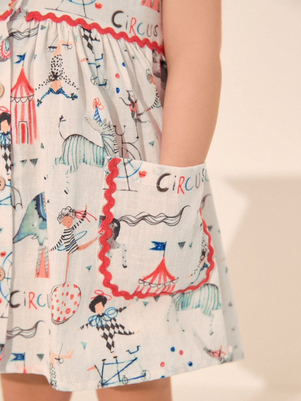 Сарафан для девочки Next AC9-279, Кремовый