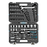 Набор инструментов, 1/4", 1/2", CrV, 120 зубьев, 82 предмета Gross
