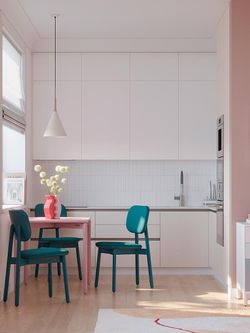 Набор из 2-х ваз Love Puzzle, 25 см, красная/розовая