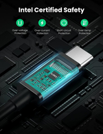 Кабель USB 4.0 C- USB 4.0 C, Thunderbolt 4, 40Gbps, 100W, 0.8m UGREEN 30389