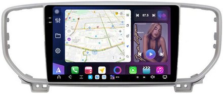Магнитола для KIA Sportage 4 2018-2021 - FarCar GX1143M монитор 9.5" 2K QLED на Android 14, TS20, 6+128Гб, CarPlay, 4G SIM-слот