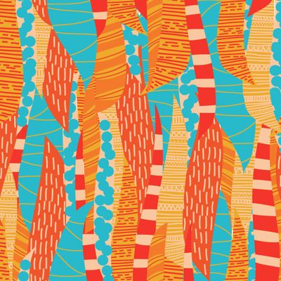 абстрактные оранжевые полоски