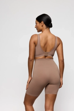 PRIMADONNA Nudda Корректирующие трусы-шорты с высокой талией, светло-коричневый