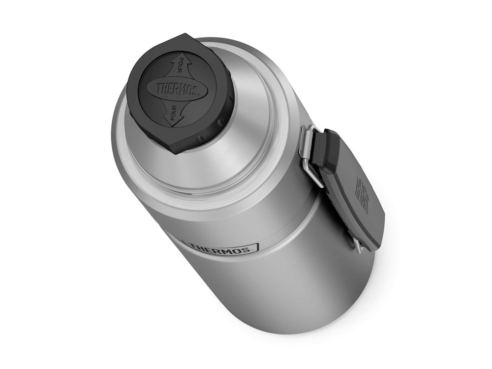 Термос для напитков THERMOS KING SK-2010 MS 1.2L, нержавеющая сталь, винтовая пробка, стальной