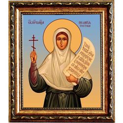 Пелагия (Тестова) преподобномученица, инокиня. Икона на холсте.