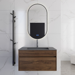 Тумба под раковину Vincea Chiara 800 подвесная, 1 выкатной ящик soft-close, C.Oak