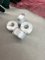 Нитки для оплетки проволоки, полиэстер, №16 Белый