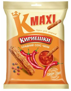 СУХАРИКИ КИРИЕШКИ МАКСИ СЛАДКИЙ ЧИЛИ 60ГР