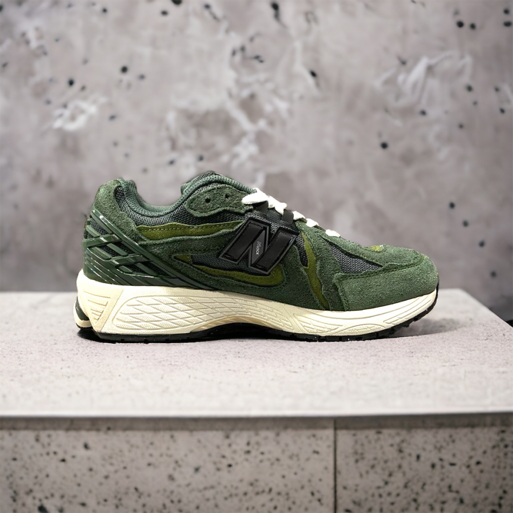 New balance green suede 2025