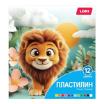 Пластилин 12цв. 15гр. "Funny friends" (Lori)