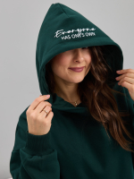 Костюм с брюками КБис-091/бутылочный-п