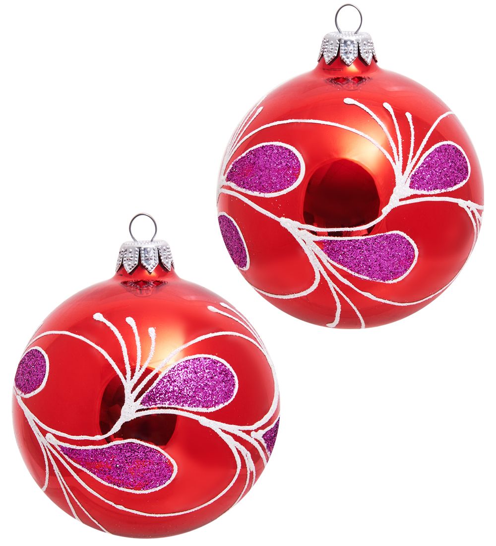 Элита НФШ-1442 Набор ел.украшений Шар 2шт «Айсберг» 85 мм